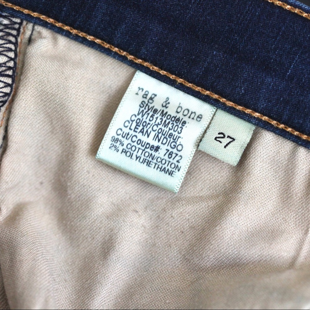 Rag & Bone High Rise Skinny Jeans - SZ 27 - Picture 4 of 12